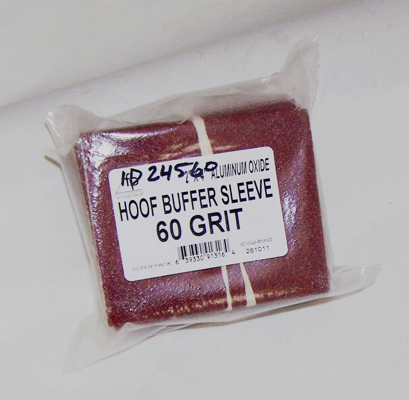 60 Grit Drum Sleeve for Hoof Buffer